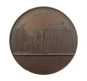 GERMANY 1848 COLOGNE CATHEDRAL 59mm MEDAL - BY WIENER - Picture 1 of 3