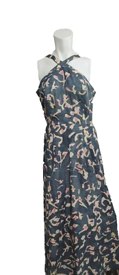 Vestido Cabi Talla 8 Maxi Largo Mujer Zig Zag Espalda Abierta Crepé Elástico Ajustable Foto 1 de 4