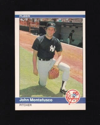 1984 Fleer John Montefusco #132 New York Yankees - Image 1 of 2