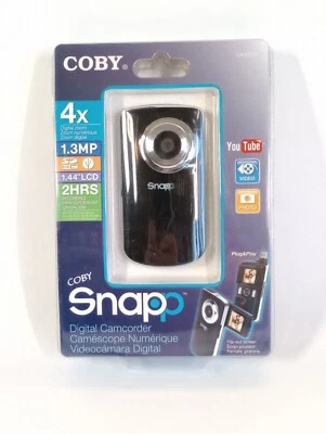 Videocámara digital COBY Snap 1,3 mp USB AA batería CAM3001 (SELLADA nueva) Foto 1 de 4