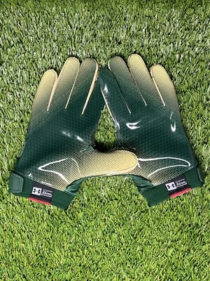 Colorado State Rams Under Armour Fierce Gloves Green/Tan Men's XXL - Image 1 of 4
