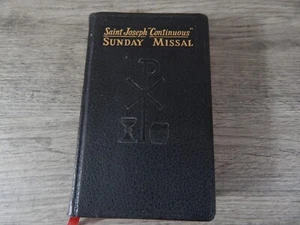 Vintage St. Joseph Continuous Sunday Missal 1957 Confraternity Version - Picture 1 of 8