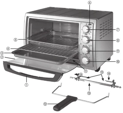 ЗАПАСНАЯ ЧАСТЬ ПРОВОЛОЧНОЙ ПОЛКИ ДЛЯ ТОСТЕРА BLACK & DECER - Изображение 1 из 4