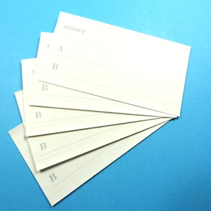 📃 5x SONY * Aufkleber für Kassetten * Stickers for Cassettes * Tapes кассеты * - Bild 1 von 2