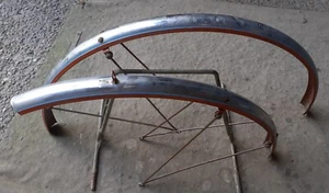 Coppia parafanghi ruote 28" bici uomo sport, in acciaio, Bianchi Legnano - Foto 1 di 4