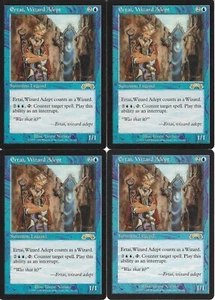 MTG: ERTAI, WIZARD ADEPT Exodus RARO; jugado, excelente estado x4 - Imagen 1 de 2