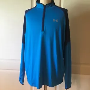 Neu mit Etikett Under Armour 1/4 Reißverschluss Pullover leicht Leistung L/S Herren 2XL XXL - Bild 1 von 6