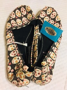 Mad Love Negro Calavera Lona Alpargata Sin Cordones Zapatos Planos Para Mujer Talla 8 Nuevo - Imagen 1 de 9