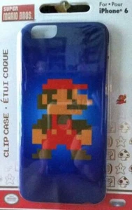 PDP Nintendo NES Super Mario Brothers 8-Bit Blue Clip Case Cover For iPhone 6 - Picture 1 of 1