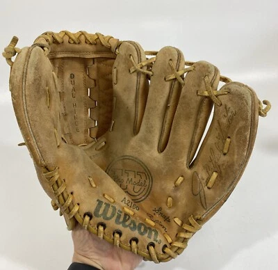 Wilson A2160 Pro Model Baseball Glove RHT 10.5” Jim "The Catfish" Hunter Model - Image 1 of 4