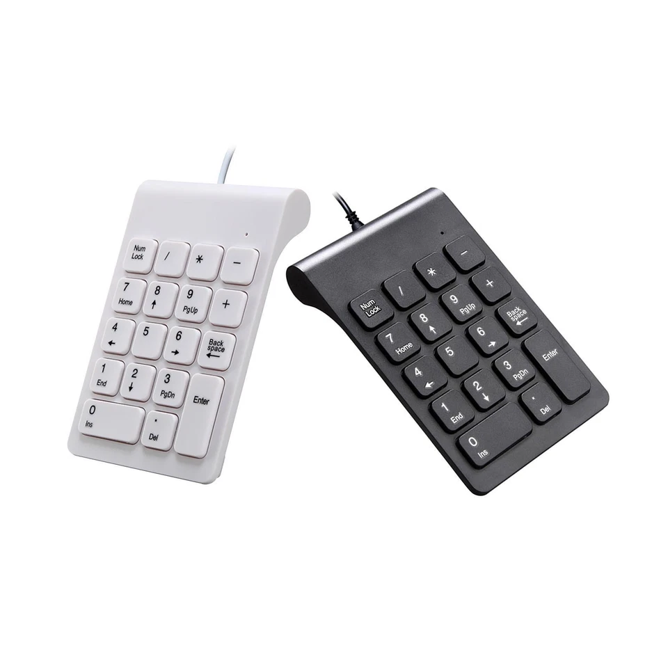 Wired USB Numeric Keypad 18 Keys Numpad Keyboard Stylish USB Connection for - Image 1 of 1