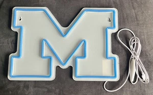 Michigan Wolverines USB Light Sign Game/Dorm Room, Bar, Garage Sign Man Cave NEW - Picture 1 of 4