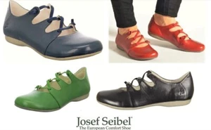 Josef Seibel Shoes Germany Fiona Leather Comfort Slip On Elastic Shoes Fiona 04 - Picture 1 of 20
