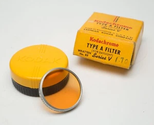MINT! Kodak Series V (5) Type A Filter (for Daylight w/Kodachrome) 85A Warming - Picture 1 of 8