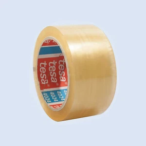 (0,04€/1m) 6-288 Rollen tesa 4024 Packband Paketband Klebeband HiTack 50mm trans - Bild 1 von 12