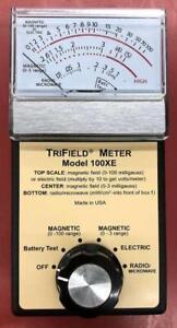 Alphalab Trifield EMF Meter 100XE Magnetic Electric JP RF Detector Used
