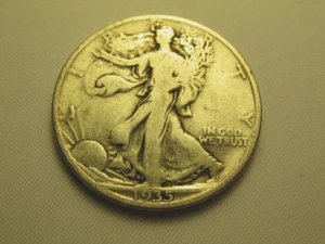 1935-S WALKING LIBERTY HALF DOLLAR CIRCULATED 3613 - Picture 1 of 2