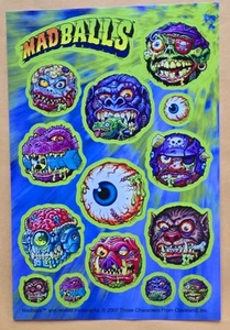 Madballs Sticker Sheet. - Picture 1 of 1