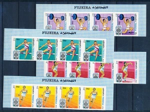 XE51396 Fujeira imperf sports olympics sheets XXL MNH - Picture 1 of 1