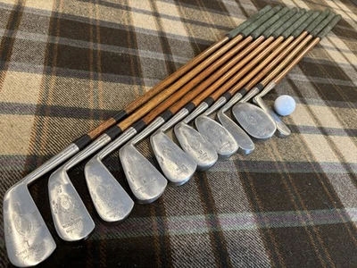 复古山核桃高尔夫俱乐部套装 - MacGregor Peerless Nokorde - 可玩 — 第 1/4 张图片