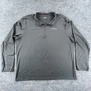 Merrell Pullover Shirt Herren 2XL Schwarz Langarm Quarter Zip Outdoor Sportlich - Bild 1 von 6
