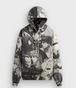 Kith x Marvel vs. Capcom Clash Of Heroes AOP Vintage Nelson Hoodie Gr. XL - Bild 1 von 5