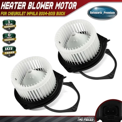 Motor soplador delantero con resistencia para Chevrolet Impala 2004-2013 Buick LaCrosse Foto 1 de 4