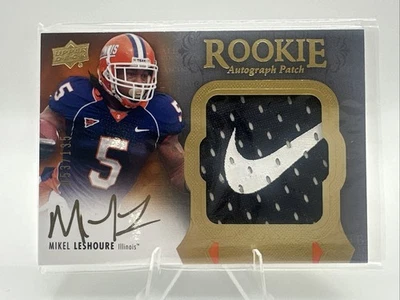 Mikel Leshoure 2011 SP Authentic NIKE Swoosh #222 Rookie Patch Auto /135 - Image 1 of 2
