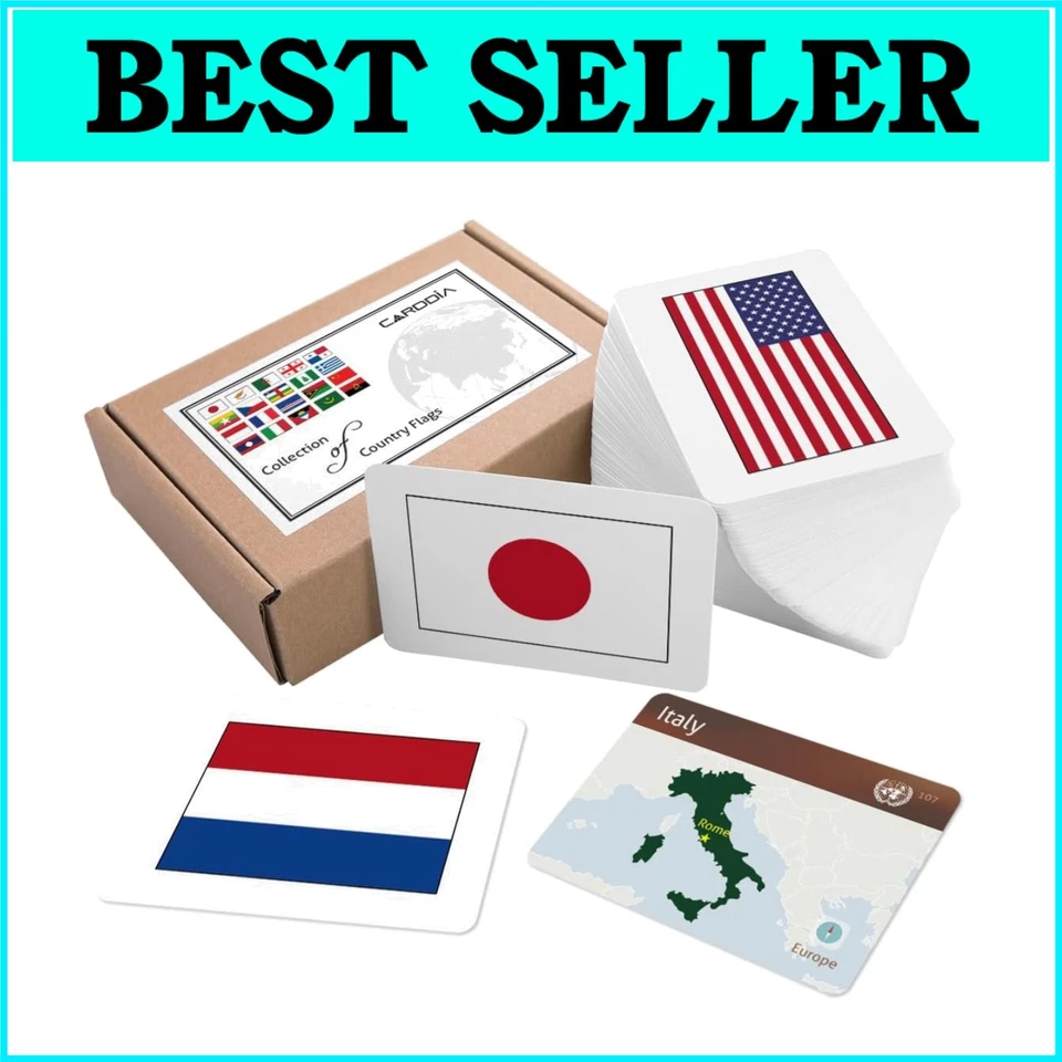 Carddia Collection of Country Flags Premium Full Set