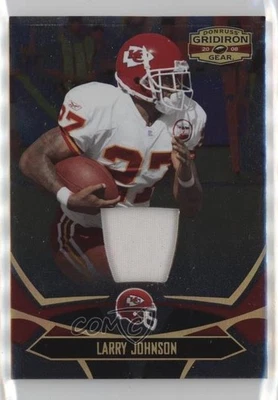 2008 Donruss Gridiron Gear Materials Jerseys Prime /50 Larry Johnson #50 - Image 1 of 2