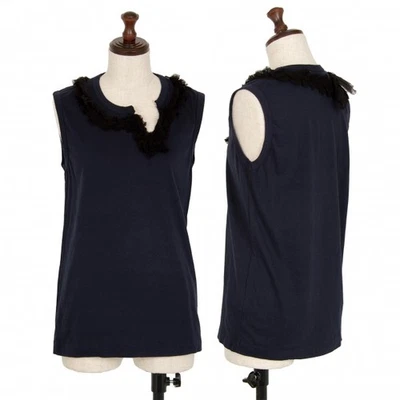 Camisa COMME des GARCONS Volantes Decorativa Corte Sin Mangas Talla XS-S (K-110581) Foto 1 de 4