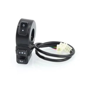 3 In 1 Light Turn Signal Lamp Horn ON-OFF Button Switch Motorcycle Accessories - Bild 1 von 12