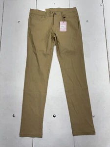 Galaxy By Harvic For Her School Khaki Pants Girls Size 7/8 - Picture 1 of 7