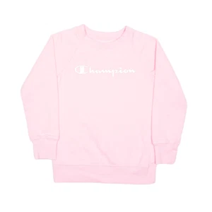 CHAMPION Sweatshirt Pink Girls M - Picture 1 of 6