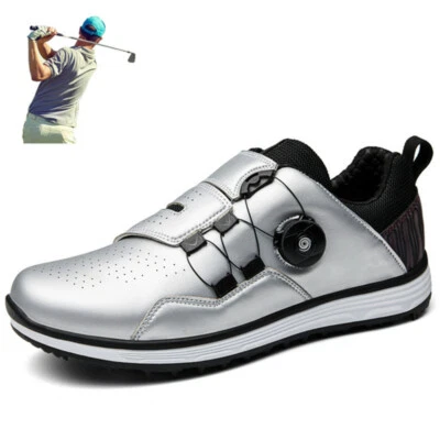 Zapatos de golf profesionales para hombre deportes al aire libre antideslizantes golf zapatillas deportivas Foto 1 de 4