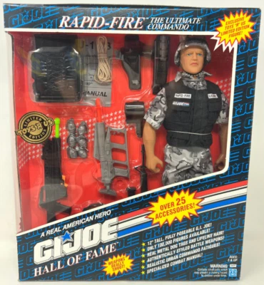 GI Joe 1993 - Hall of Fame - Rapid-Fire 1:6 - Hasbro New Unopened Factory Sealed - Image 1 of 4