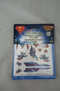 Calcomanías adhesivas pelar y pegar Pinewood Derby Revell RMXY9406 DIFÍCIL DE ENCONTRAR Superman - Imagen 1 de 2
