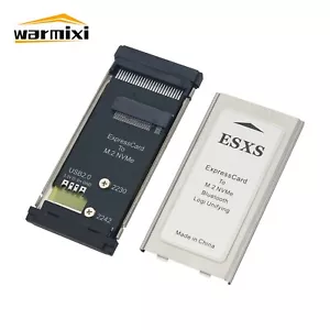 Tarjeta adaptadora SSD PCIE ExpressCard a M.2 NVMe 2230 X201 X230 T40 Laptop - Imagen 1 de 6