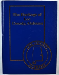 Libro de historia familiar del condado de Lee, Alabama castaño rojizo Opelika Phenix City Beauregard AL - Imagen 1 de 14
