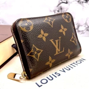 Cartera Louis Vuitton Monograma M60067 Cartera Zippy Estuche Compacto LV F/S Usada - Imagen 1 de 20
