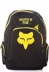 Fox Racing Motocross Retro Yellow Full size  Backpack MOTO X FOX Supercross 18 “