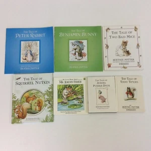 Beatrix Potter Peter Rabbit Preschool Kindergarten 1st Grade 7 Picture Book Lot - Imagen 1 de 4