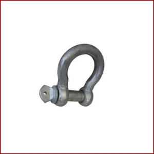 1" Commercial Grade Screw Pin Anchor Shackle, WLL 5-1/2 Ton - Picture 1 of 2