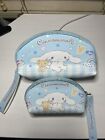 new makeup bag set Of 2 With Coin Purse Sanrio Cinnamon Roll