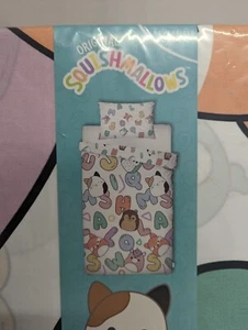 Squishmallows Chill Design Single Duvet Cover Set | Reversible 2 Sided Bedding - Picture 1 of 4