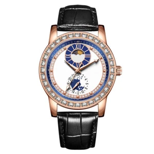 Sun Moon Star Automatic Fashion Men's Watches Business Mechanical Watch - Picture 1 of 8