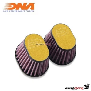 DNA 2 kit filtro aire amarillo cuero Caja de aire para BMW RnineT 2014>2017 - Picture 1 of 6