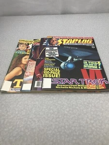 Lot Of 4 Starlog And Star Trek Magazines Tarzan  KG - Picture 1 of 5