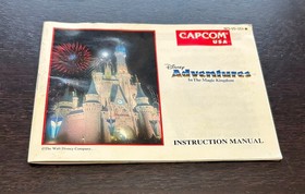 DISNEY ADVENTURES MAGIC KINGDOM (1990 Nintendo NES) -- Instruction Manual (B)