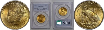 1914-S $10 Indian Gold PCGS MS-64 - Image 1 of 3
